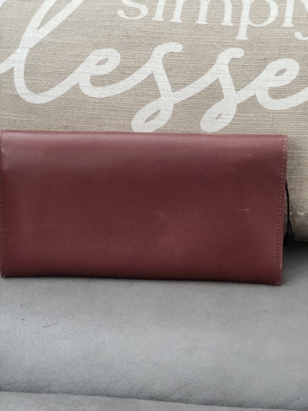 Salvatore Ferragamo Brown Leather Wallet with Gold Hardware - Picture 4 of 16